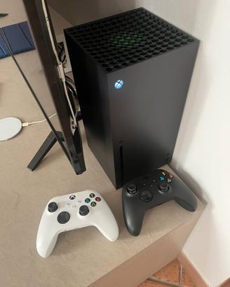Xbox serie X con 2 joystick controller