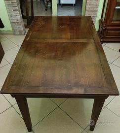 TAVOLO ALLUNGABILE IN NOCE 