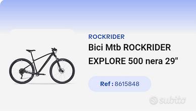 bici MTB Rock Rider -  Total black