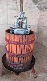 Torchio idraulico 60 x uva pigiatrice manuale vino