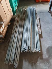 Ponteggio aste correnti e diagonali a perni