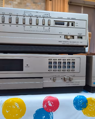 Sistema VHS d'epoca Blaupunkt RTX-200 completo