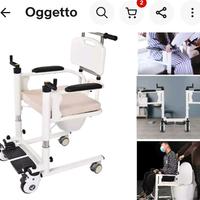 anziani/disabili sedia spostamento letto bagno
