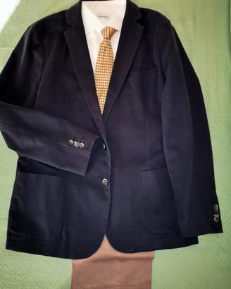 Elegante blazer blu 4 stagioni