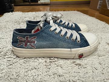 Scarpe da ginnastica in denim num. 36