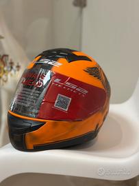 Casco moto integrale LS2 mod. ROOKIE tg XXS