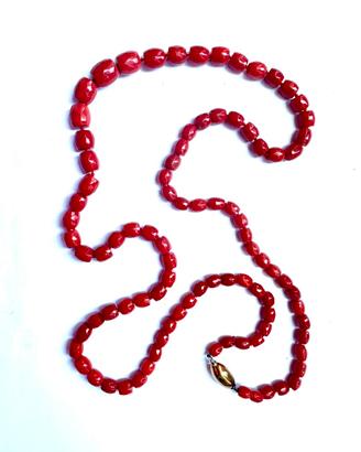 Set gioelli vintage in corallo rosso sardo