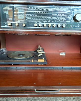 mobile radio e giradischi della Grunding 