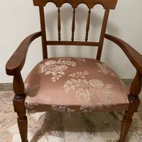Coppia sedie poltroncine