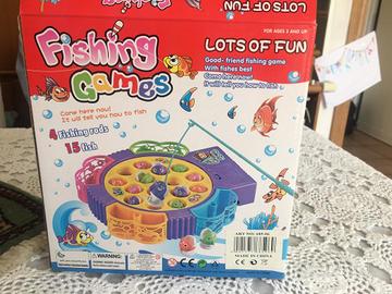 Gioco pesca magnetica da tavolo.