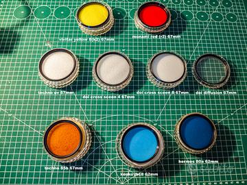 9 filtri varie marche. 67 e 62mm