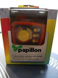 programmatore analogico con orologio papillon 
