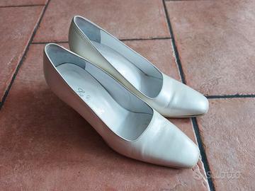 Scarpe bianco perlato 