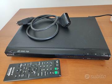 lettore CD DVD Sony con telecomando e presa scart