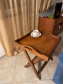 TAVOLINO POGGIA BEVANDE LEGNO