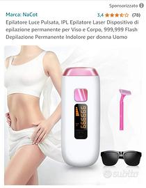 Epilatore luce pulsata