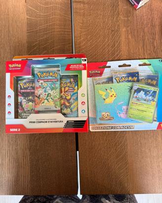 pokemon 30° anniversario collezione adesivi 3 pack