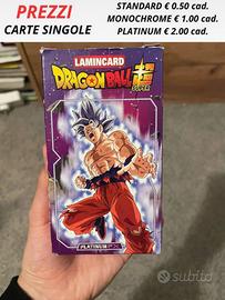 Mancolsita dragon ball super platinum fx lamincard