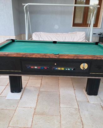 Tavolo da biliardo Garlando Consul con gettoniera 