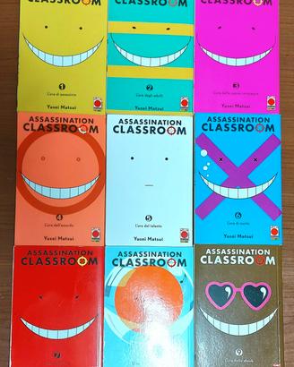 assassination classroom volumi da 1 a 9