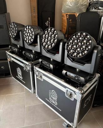 4 TESTE MOBILI WASH 19X40 W B EYE ZOOM ROTANTI