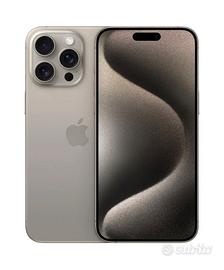iPhone 15 Pro Max 256 GB titanio naturale