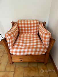 Poltrona legno massello