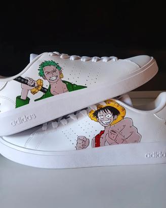 Adidas Zoro e Luffy One Piece White