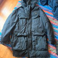 Blauer parka