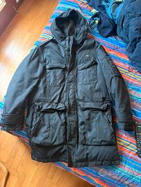 Blauer parka