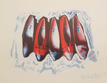 MARIO SCHIFANO 6 STAMPE SECONDO  LOTTO