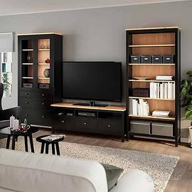 Combinazione Hemnes Ikea nera marrone