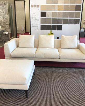 Divano tre posti Acanto By MUSSI+puf