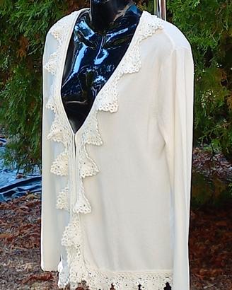 Cardigan  leggero bordato 