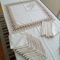 Set completo tavola in lino
