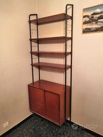 Libreria "svedese" in teak anni '60