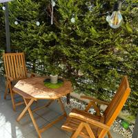 Tavolo legno con 5 sedie