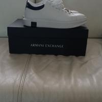 sneakers bianche armani exchange