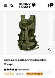 Zaino per animale domestico