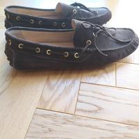 Mocassino scamosciato marrone 