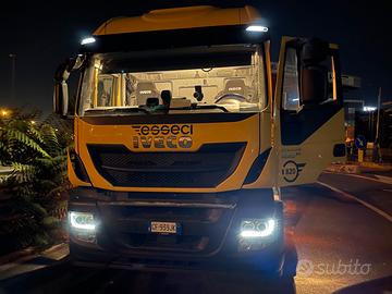 Autista con patente A,B,C,D ,E +cqc merce