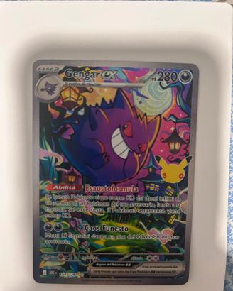 gengar ex sar del 30esimo anniversario pokemon
