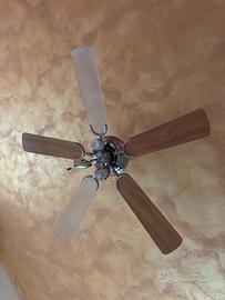 Lampadario con ventole