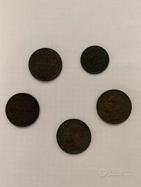 5 cent 1961 10 cent 1893 1866  2x 10centesimi 1911