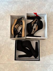 Set scarpe con tacchi