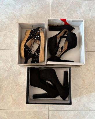 Set scarpe con tacchi