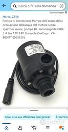 pompa  acqua DC sommergibile 880L