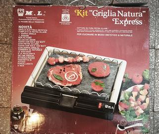 Grill da tavolo con pietra ollare