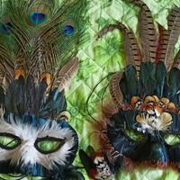 Maschere carnevale fatte a mano nell'83