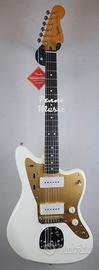 Squier J Mascis Jazzmaster White + custodia Fender